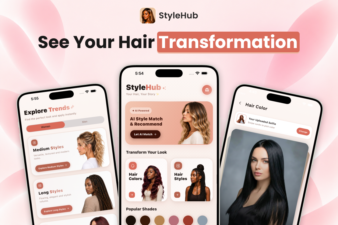 StyleHub, AI Hair Transformation & Styling