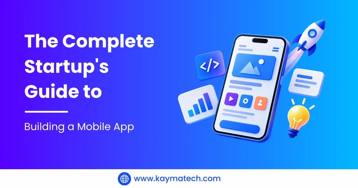 mobile app development checklist for startups infographic